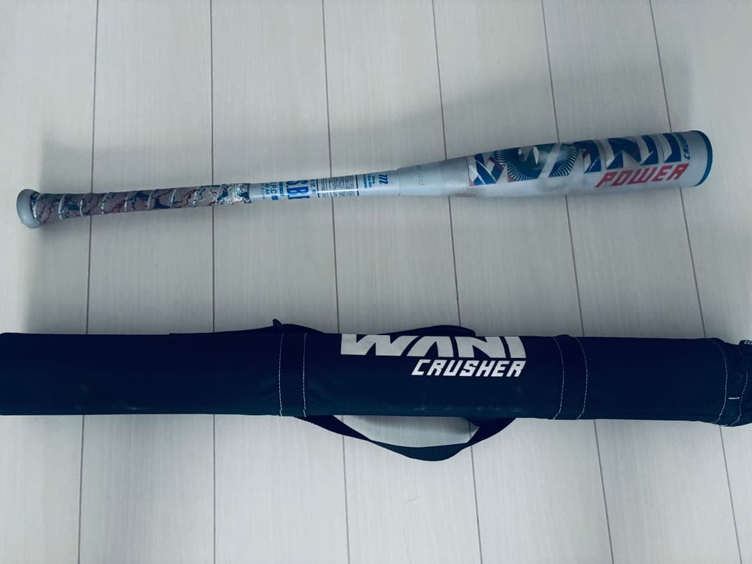 WANI CRUSHER バット(白) ケースセット