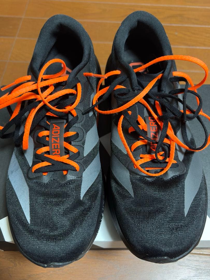 adidas ADIZERO Evo SL M 27.5 ブラック オレンジ