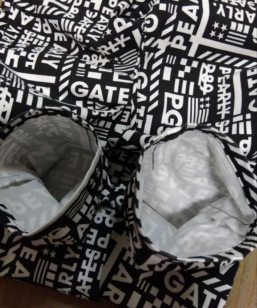 PEARLY GATES テキストプリントパンツM