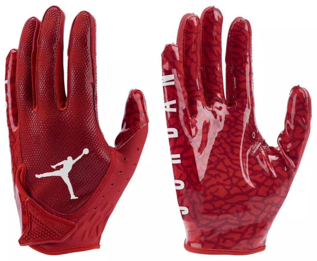 【新品】 アメフト Jordan Jet 7.0 グローブ　RED　M