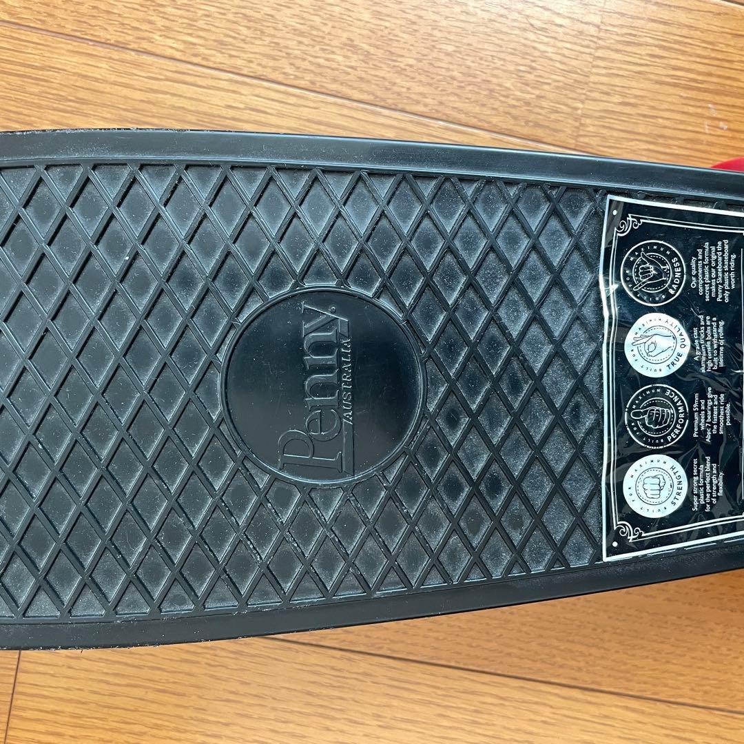 Penny スケートボード 黒 赤ホイール　22インチ　正規品