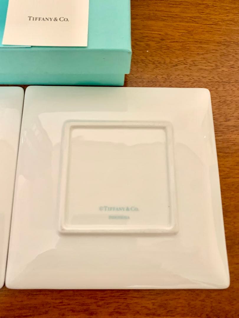 Tiffany & Co. リボンデザイン皿 2枚セット