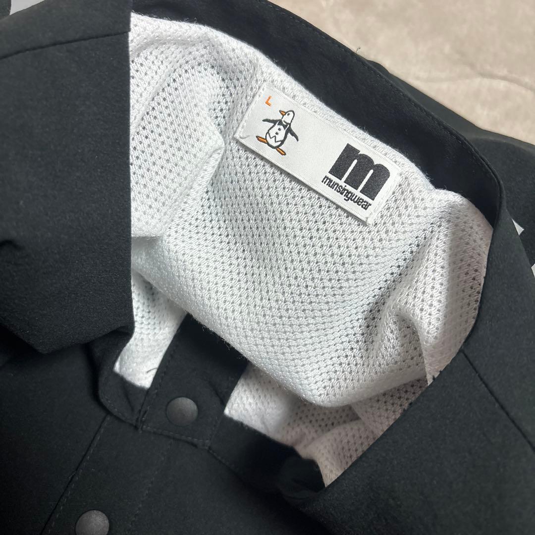 マンシングウェア　エンボイ　中綿ベースボールジャケット　L