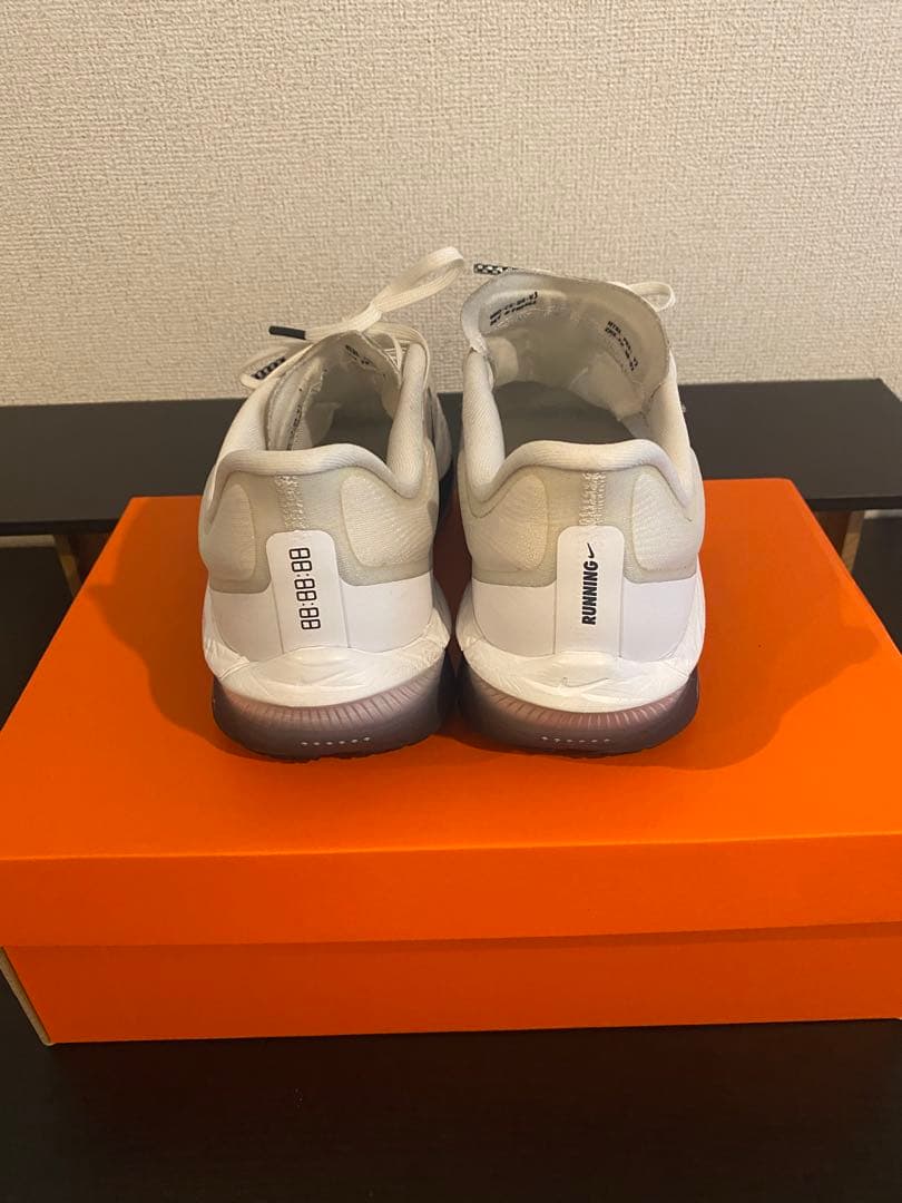 ズームフライ6 27cm Nike ZoomXスパイクシューズ ホワイト/グレー