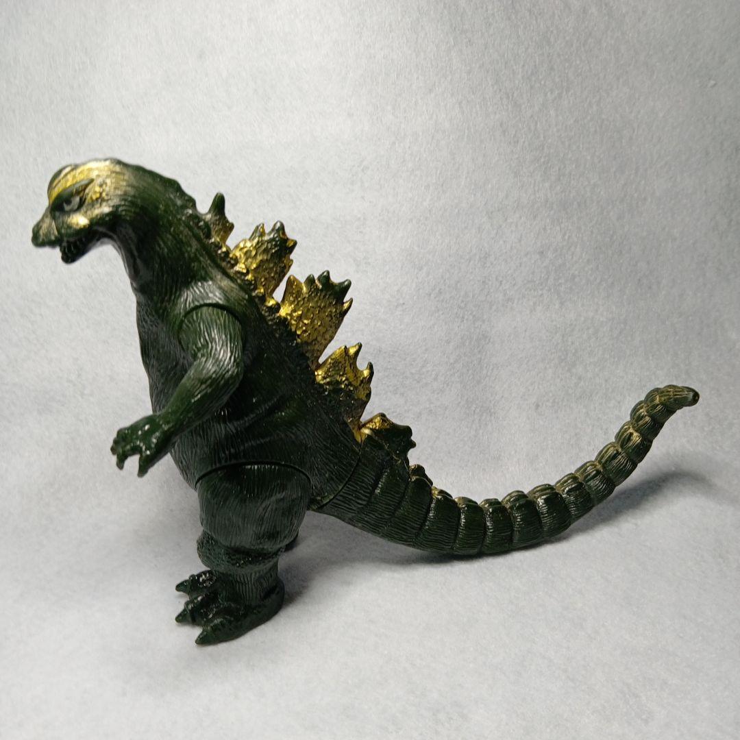 山勝 ゴジラ と アンギラス 怪獣ソフビ 当時物