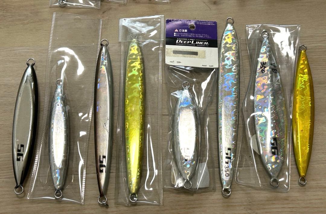 ディープライナー　ジグセット③DEEPLINER スーパーグロー多数！
