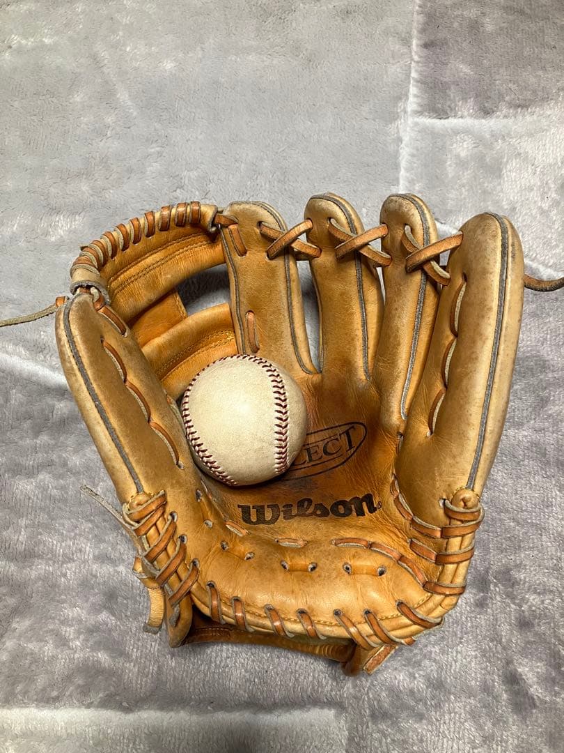 Wilson SELECT 軟式野球グローブ ベージュ