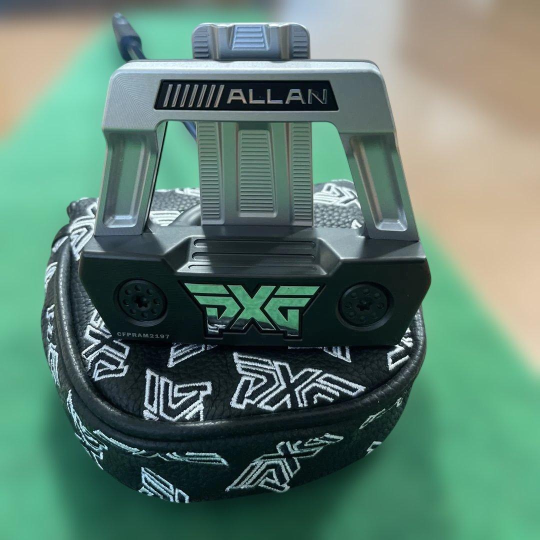 PXG ALLAN パター シルバー/ブラック ヘッドカバー付き　ゼロトルク