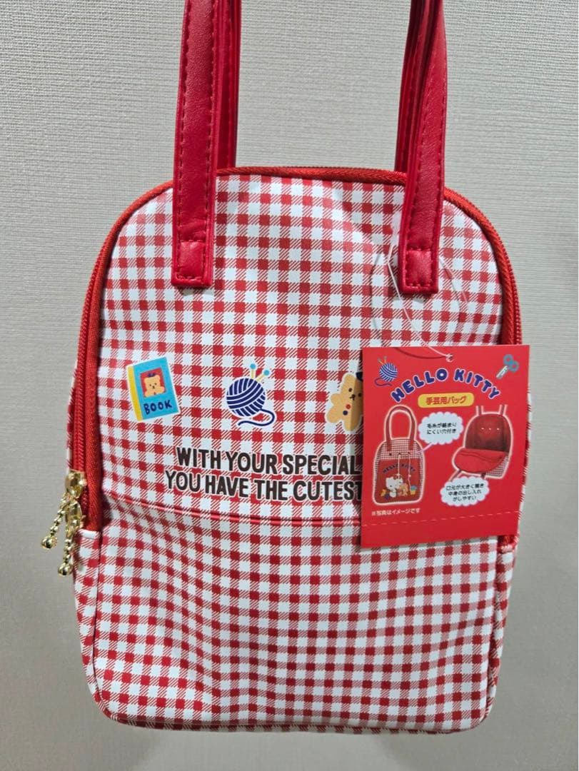 Hello Kitty さんりお手芸部　手芸用バック　編み物　新品未使用