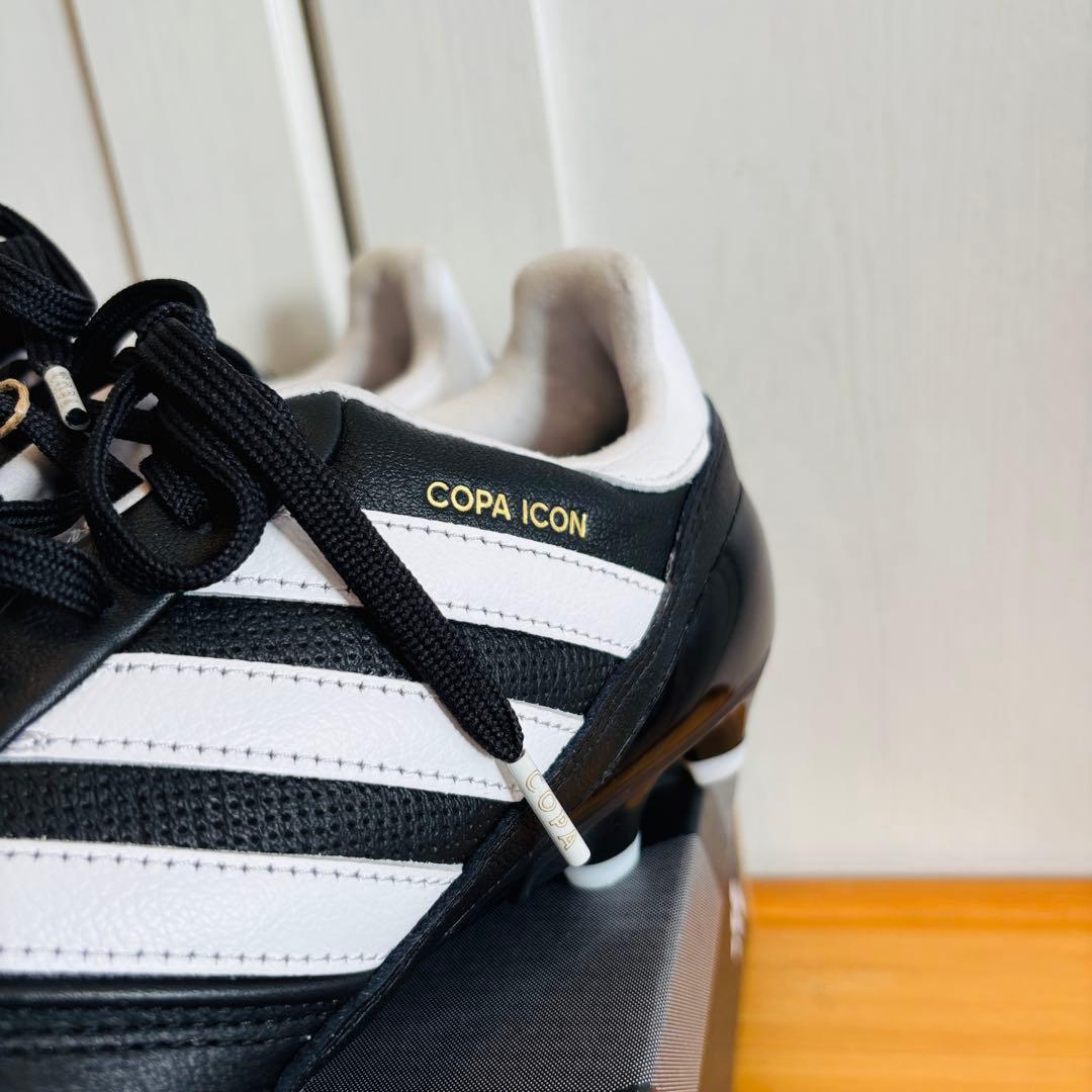 新品箱入【adidas✴︎COPAICONスパイクシューズ】25.5cm 黒✖︎白