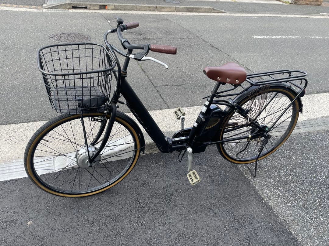 電動アシスト自転車 シティタイプ 黒　2024年製