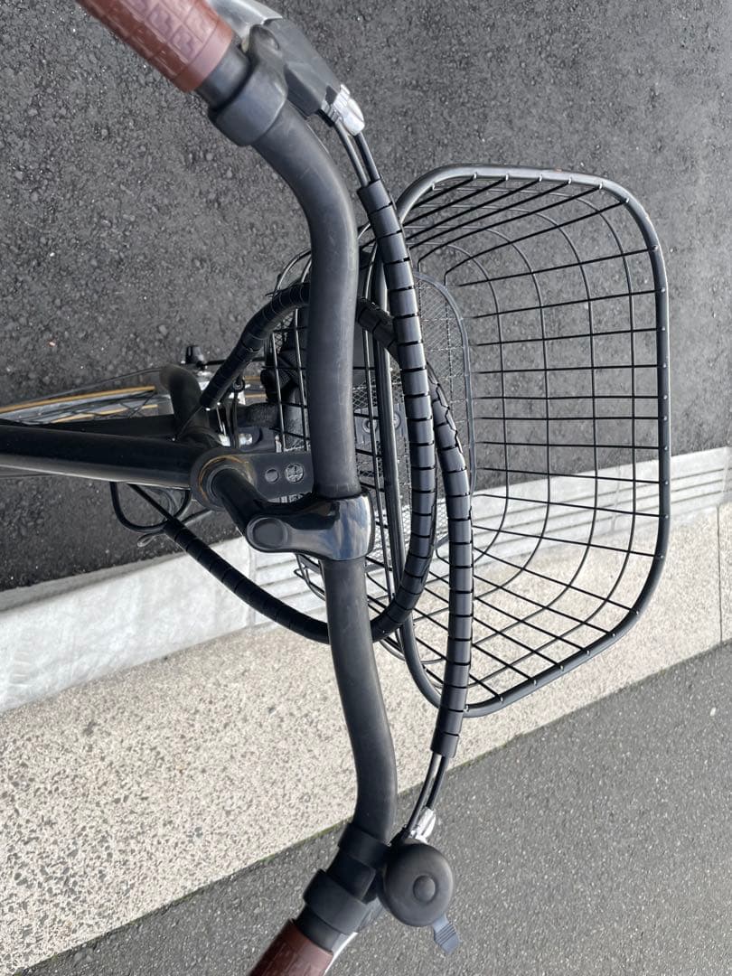 電動アシスト自転車 シティタイプ 黒　2024年製