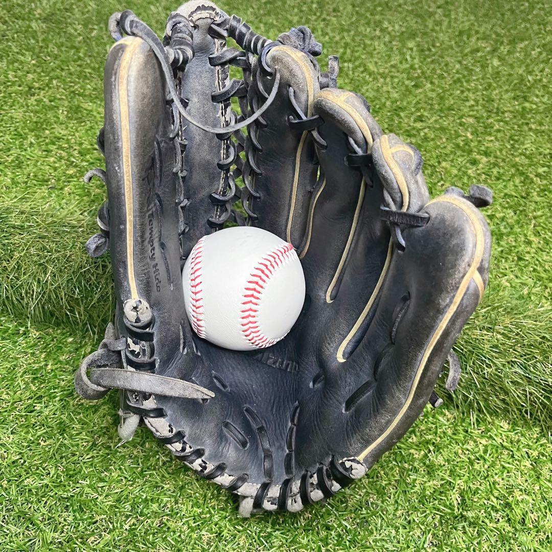 希少 MIZUNO 旧ロゴ イチローモデル プロモデル 少年用 グローブ 外野手