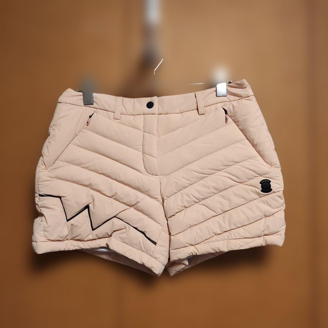 WideAngleのピンク キルティングジャケット＆ショートパンツセット