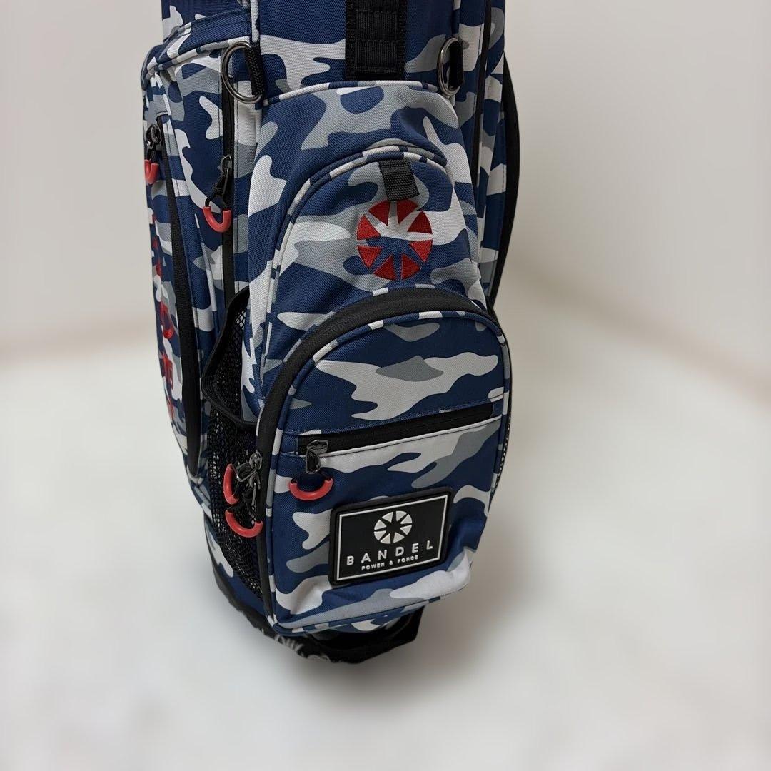 バンデルゴルフ キャディバッグ スタンド式 ブルーカモフラ