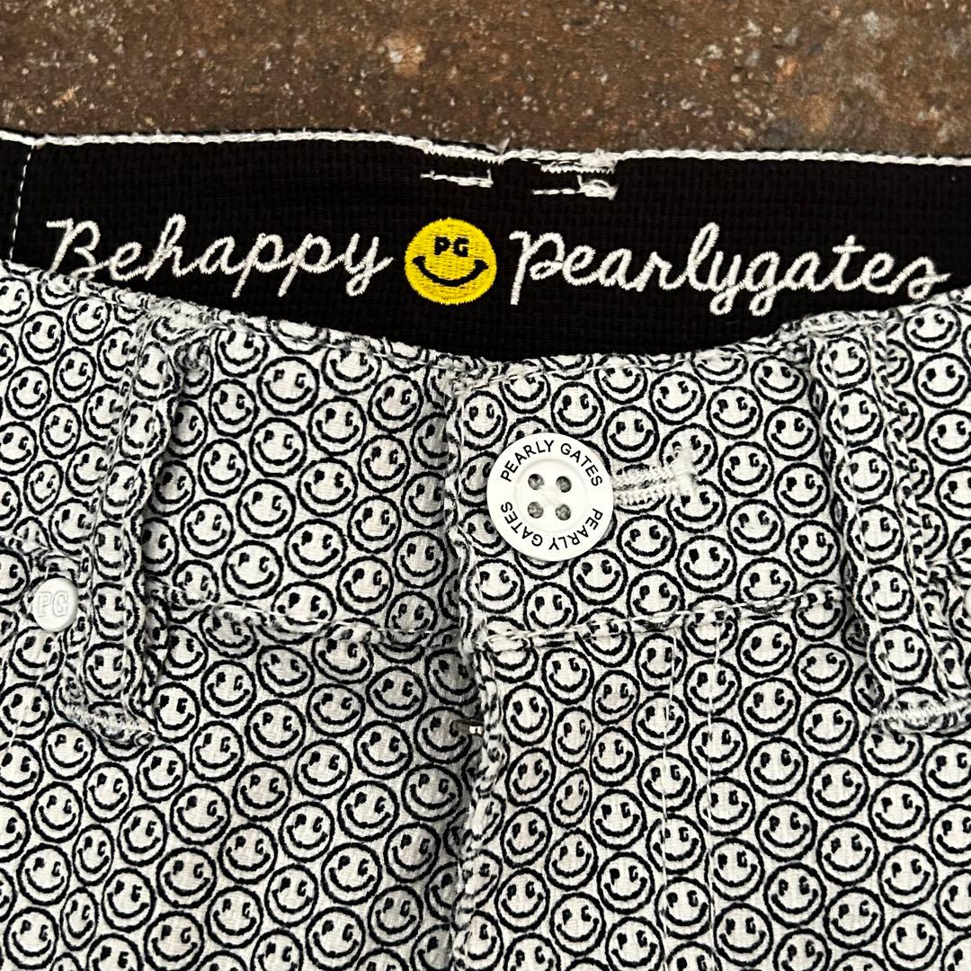 PEARLY GATES プラスクールドビーストレッチパンツストレッチ　総柄