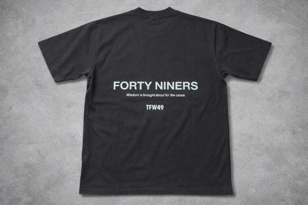 TFW49 FORTY NINERS 黒/グレー L