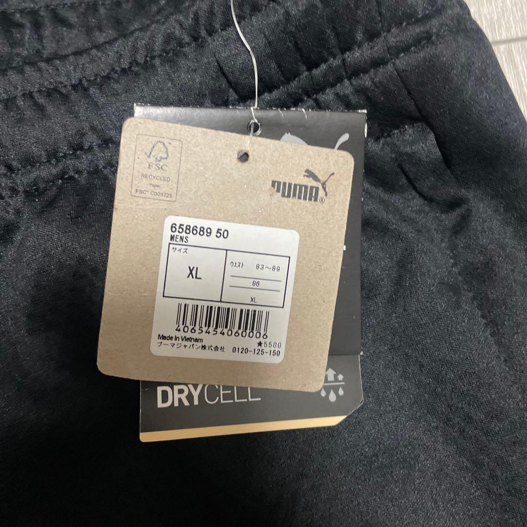 PUMA サッカーウェア XL ブラック/オレンジ　上下セット　セットアップ