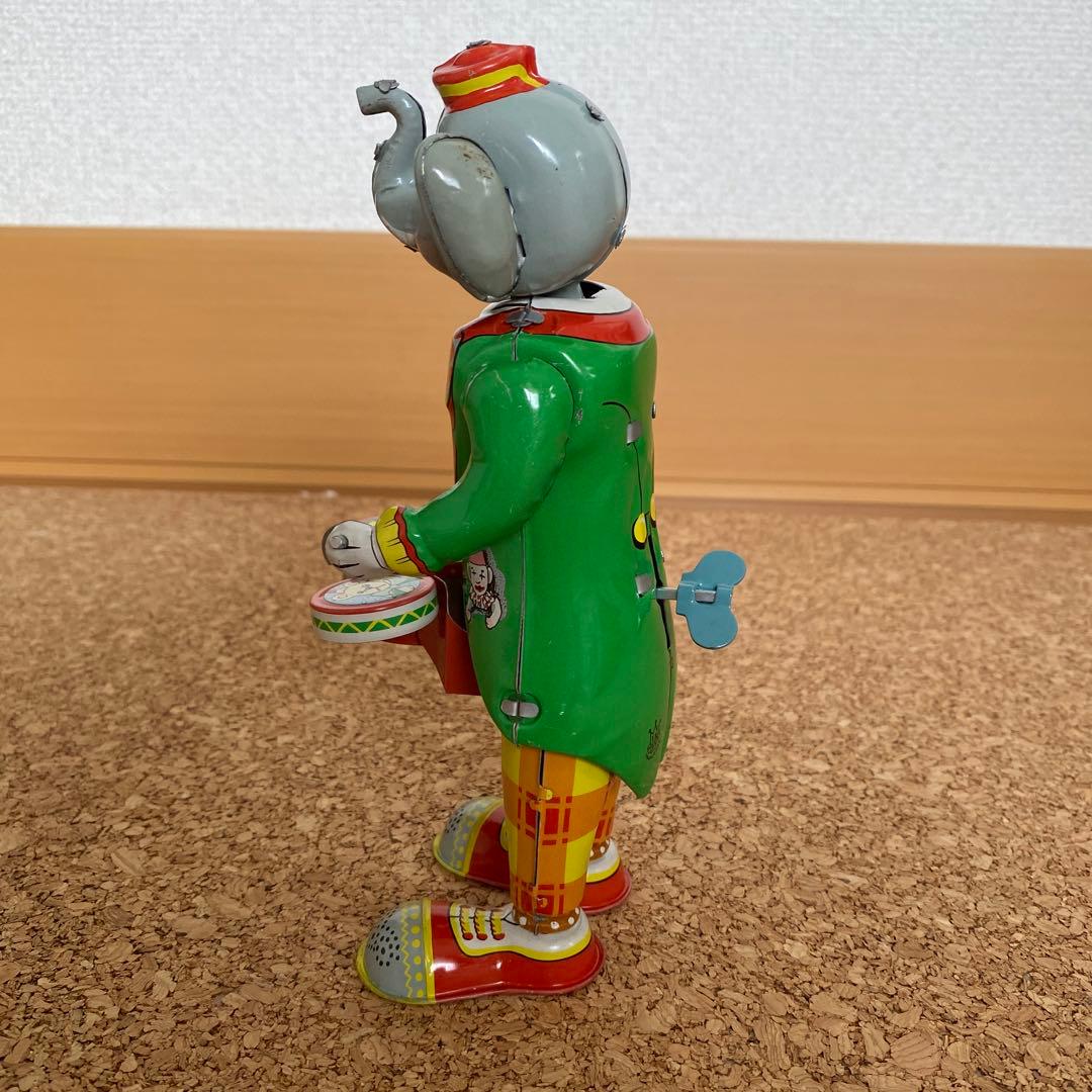 ブリキのおもちゃ　ゾウノタイコタタキ