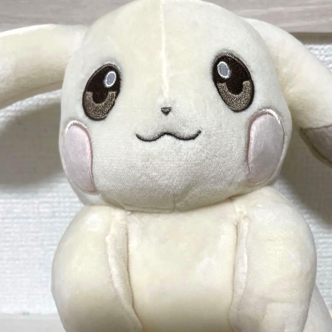 新品タグつき★ ぬいぐるみ ぽこ あ ポケモン ピカチュウ（うすいろ）