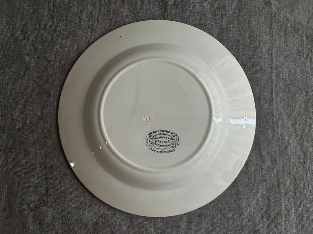 Creil et Montereau モントロー スーププレート アンティーク