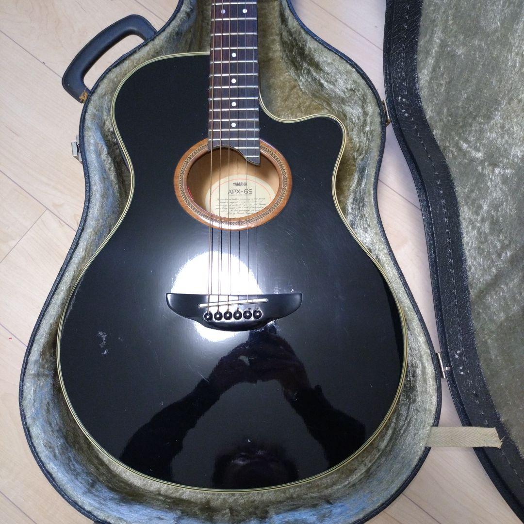 YAMAHA　APX-6Sエレアコ　ストラトヘッド　バードケース付