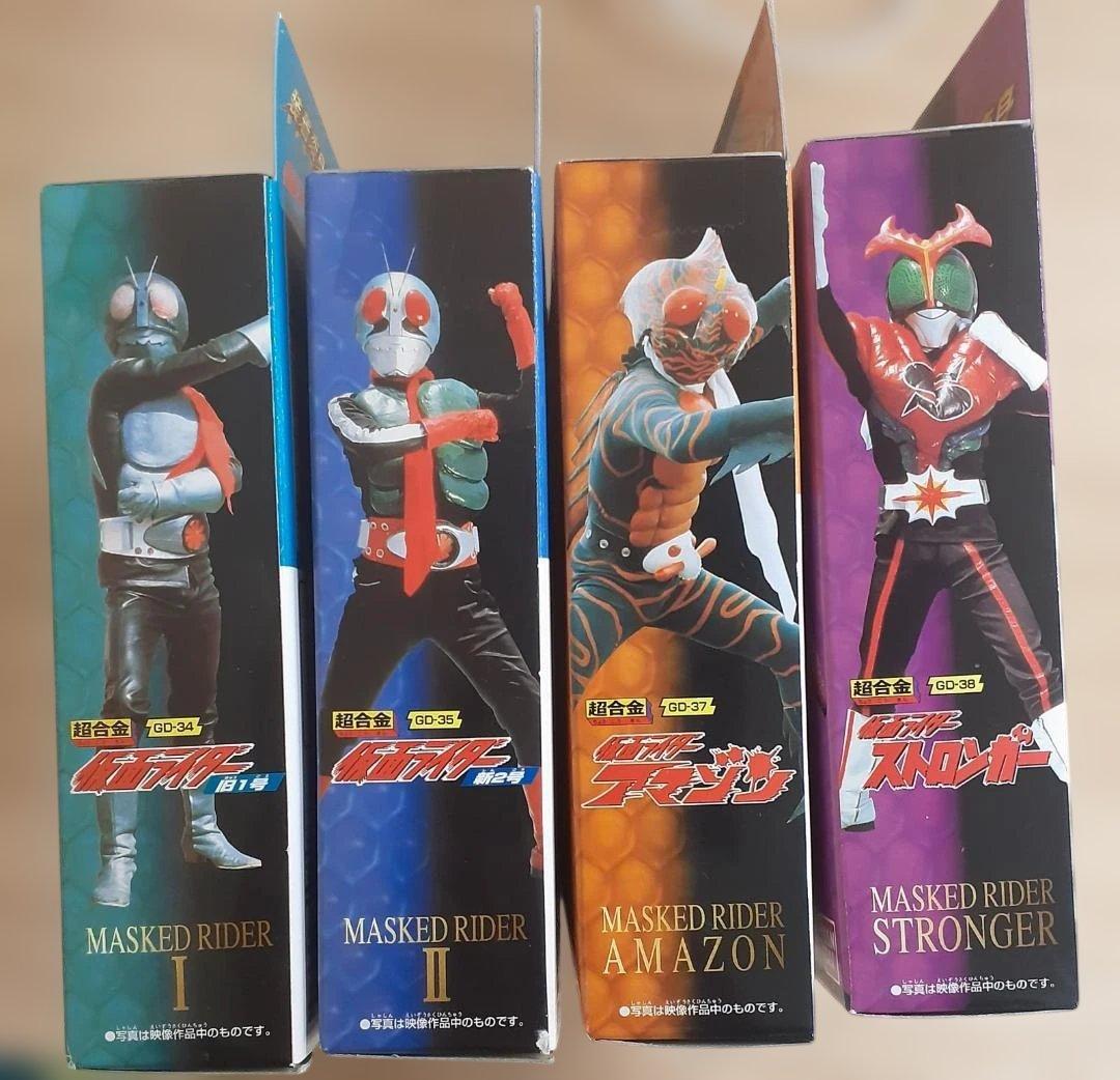 80L0325-03【超合金】装着変身 仮面ライダー 4体セット