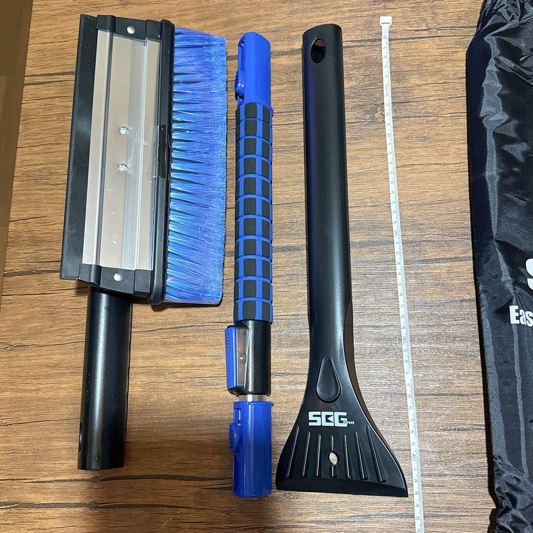 ⭐️ SEG  Brush 伸縮可能 雪かき スノーブラシ 伸縮式 雪