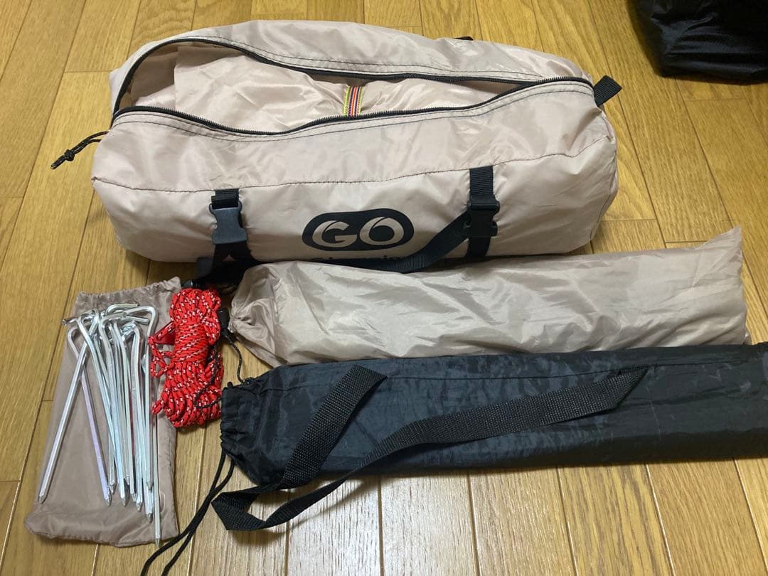 GO Glamping ツーリングドーム 1~2人用 跳ね上げポール付