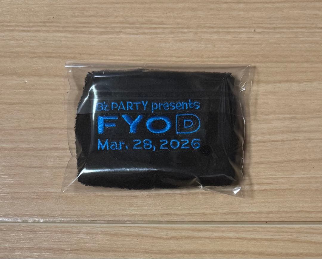 白*紗様 B'z PARTY presents FYOD リストバンド 入場者限