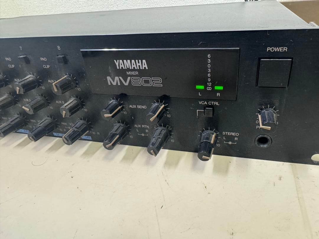 YAMAHA ラック式アナログミキサー MV802