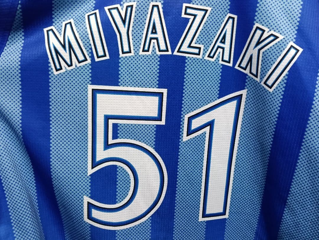 横浜DeNAベイスターズ 宮﨑敏郎 ビジター レプリカハイクオリティユニフォーム