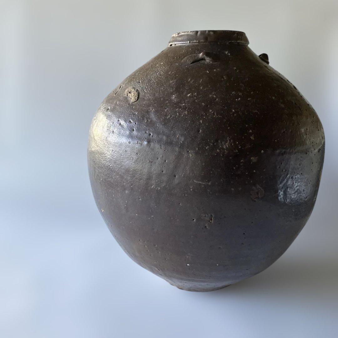 呂宋壺 15-17世紀 茶壷 南蛮壺 37cm アンティーク 骨董 古美術 花器