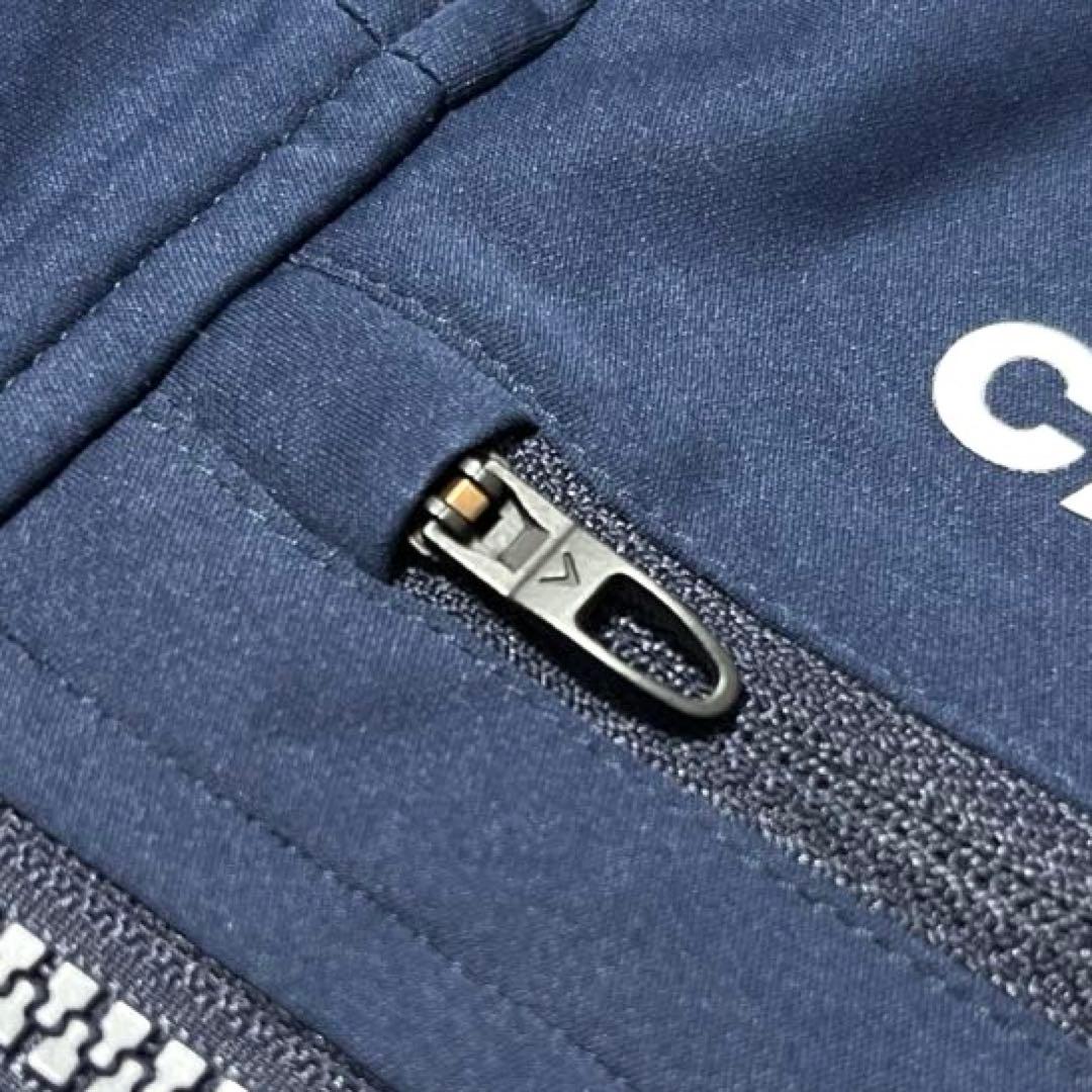 美品★Callaway Golf★長袖フルジップブルゾン大きいサイズメンズ3L紺