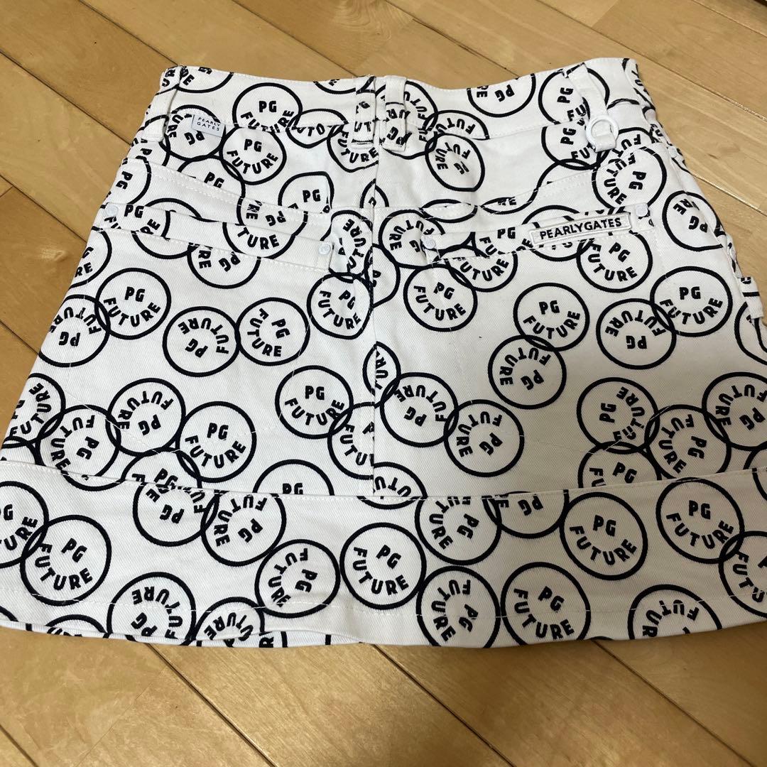土日限定お値下げ❣️♡PEARLY GAIESニコちゃん総柄スカート0 Sサイズ♡