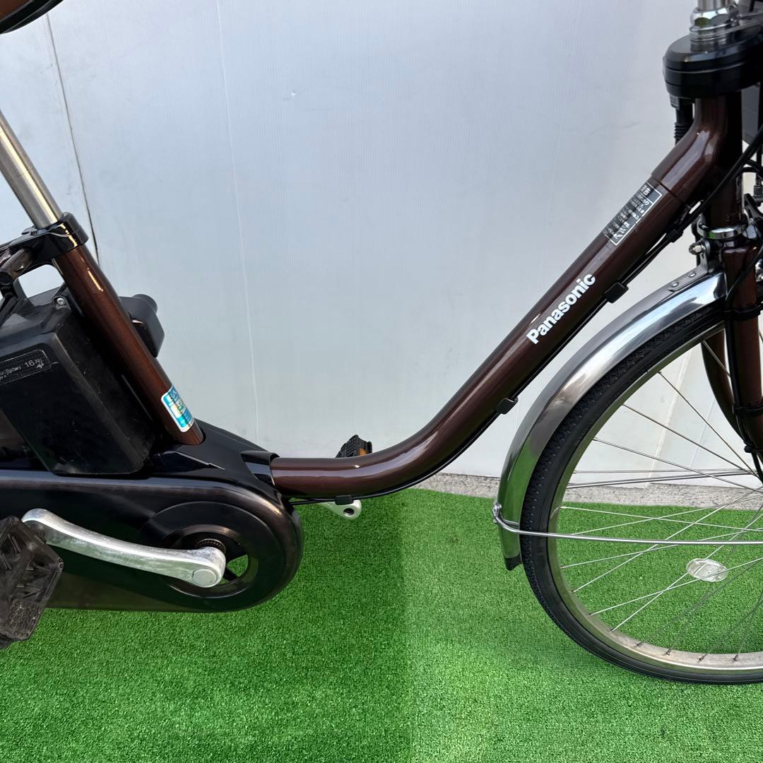 タソンパナソニック電動アシスト自転車26インチ16Ah ブラウン