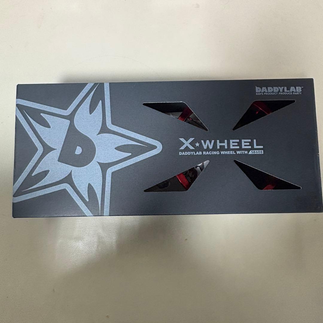 ストライダーレーシングホイール　DADDYLAB X-WHEEL レッド