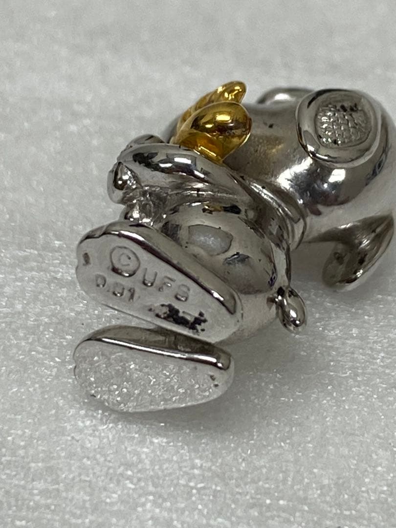 3-3228 UFS スヌーピー 天然ダイヤモンド0.01 SILVER925