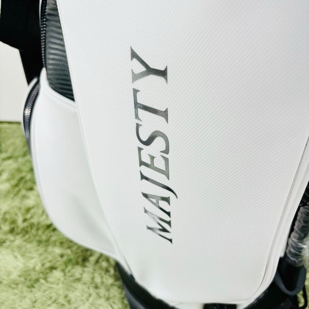 MAJESTY マジェスティ マルマン 新品キャディバッグ ホワイト 大人気