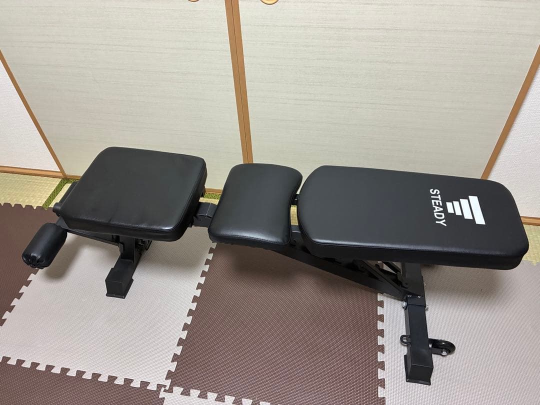 STEADY トレーニングベンチ ブラック