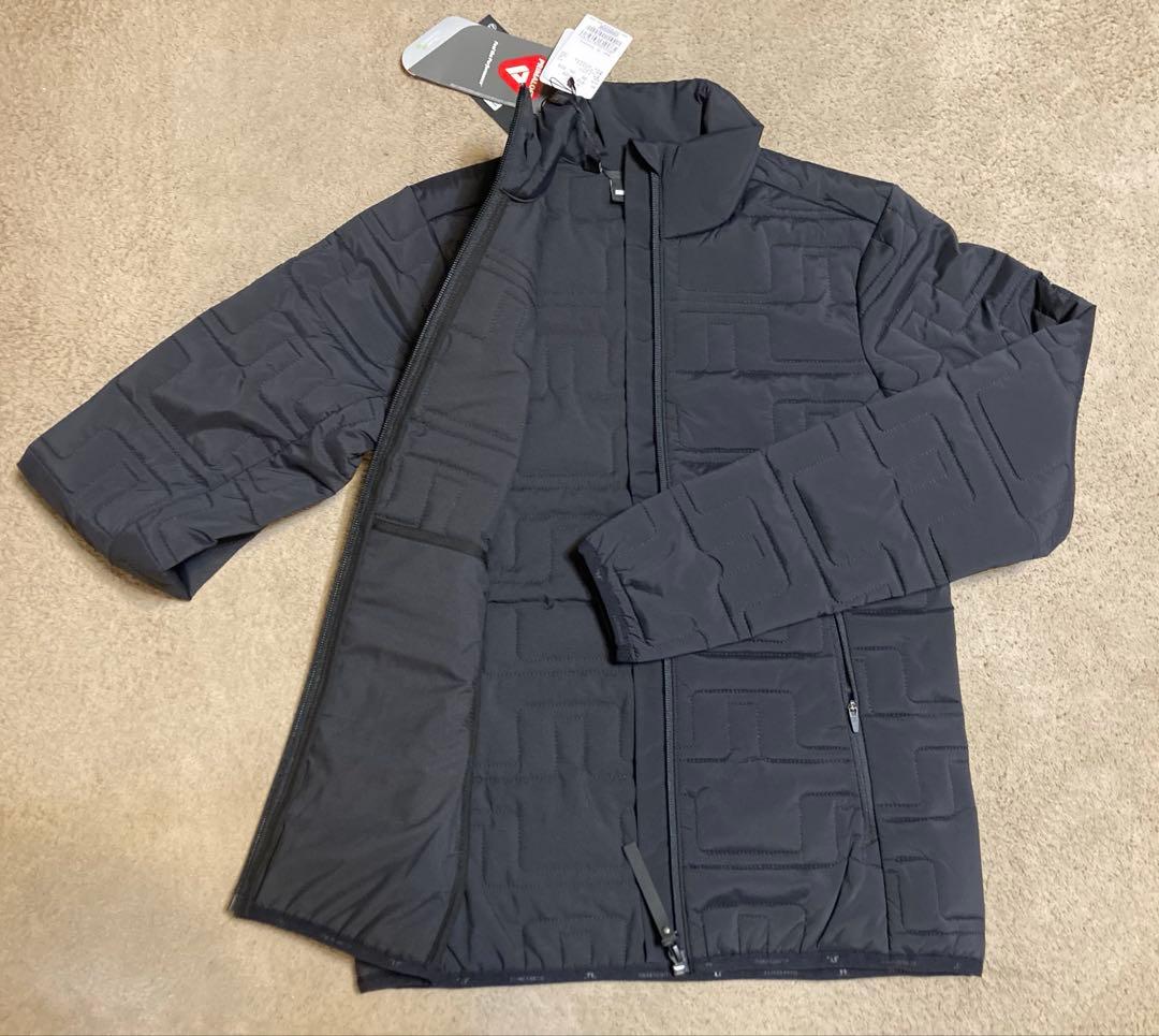 新品未使用 j.lindeberg ブラックキルティングジャケット