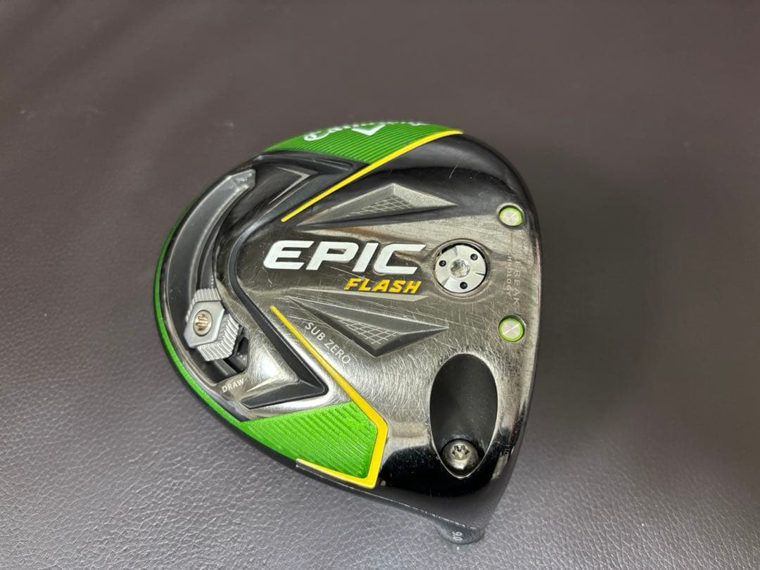キャロウェイEpic Flash Sub Zero 9° ドライバーヘッドのみ