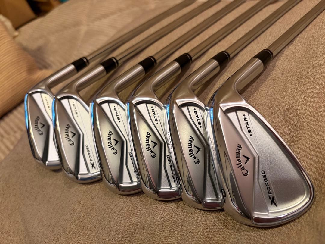 ラウンド未使用 Xフォージド スター ５番からPW MODUS105S