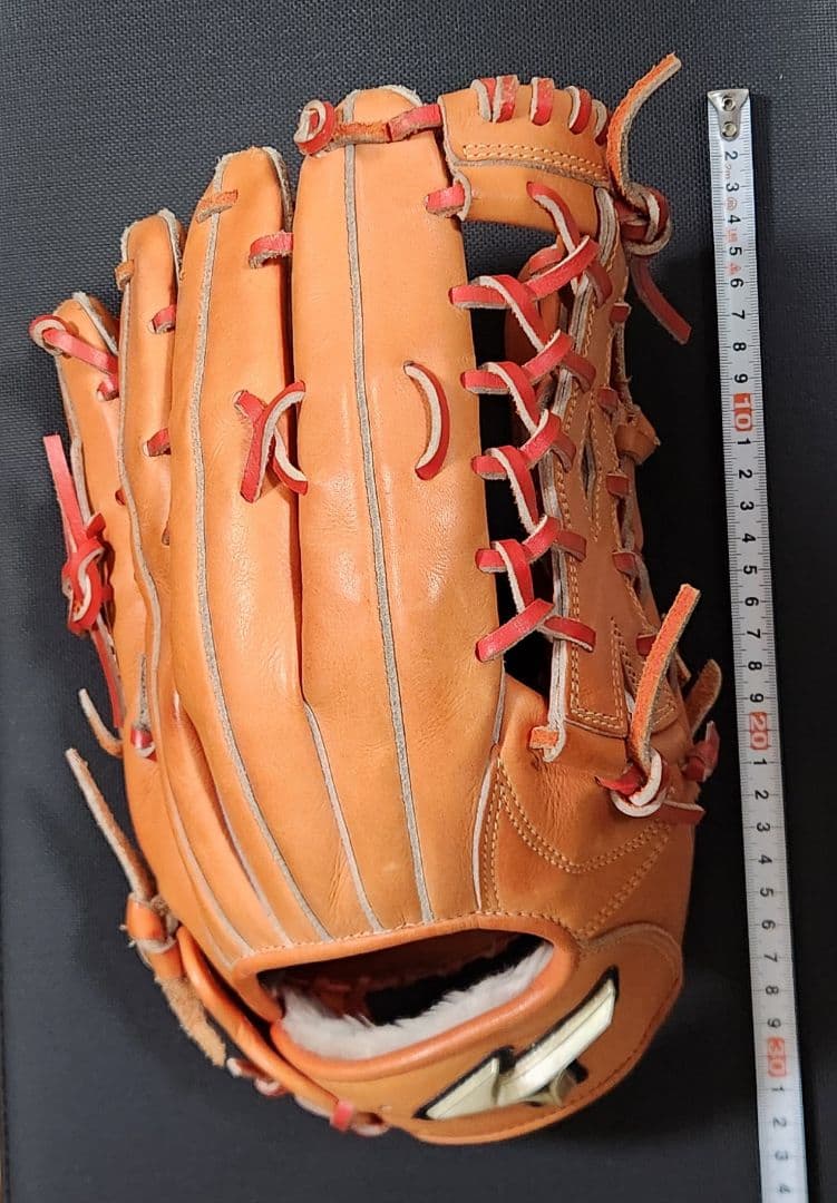 Global Elite 軟式グローブ オレンジ 外野手