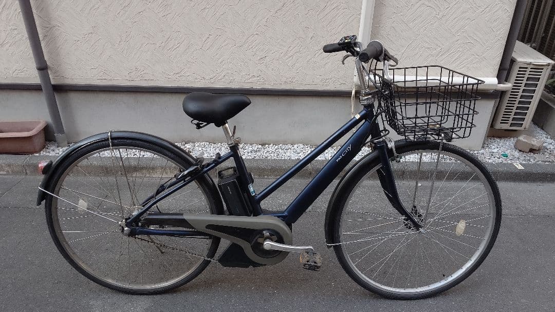 ヤマハ PAS-CITY 27インチ 12.3Ah 電動自転車 内装5段変速