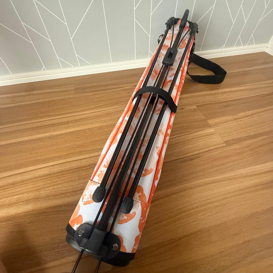 【中古】ニューバランス ゴルフ 花柄 セルフスタンドバッグ