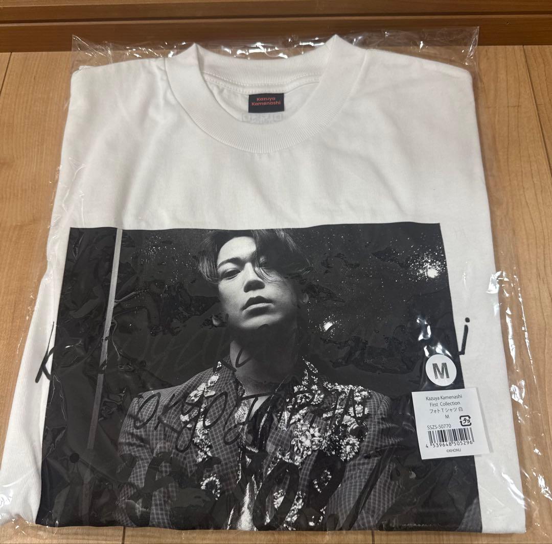 【即購入⭕️】亀梨和也 First Collection フォTシャツ白 Mサイズ