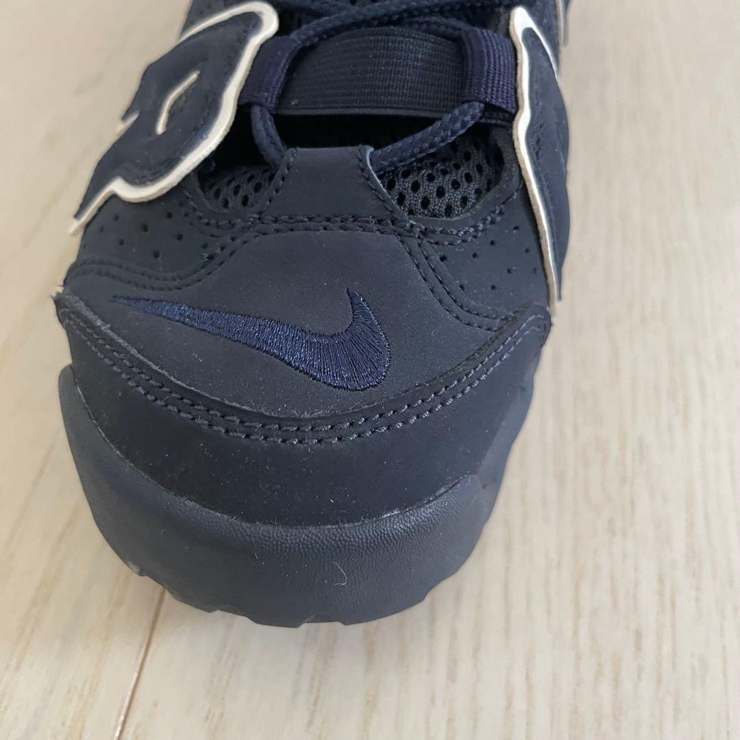 【nikeナイキ】モアテン レディース25cmネイビーMORE UPTEMPO