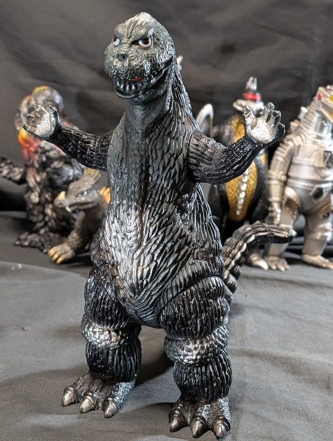 昭和ゴジラ＆ヘドラ＆メカゴジラ他チャンピオンまつり（バンダイ）ソフビ６体セット