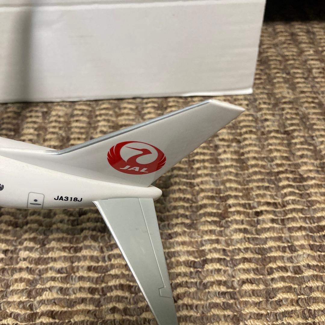 ディズニーダッフィー飛行機模型 Japan Airlines JA318J